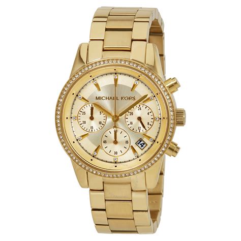 damen uhr gold michael kors|michael kors gold watches.